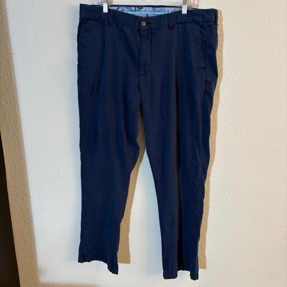 Tommy Bahama Chino Pants Mens 38x32 Navy Blue